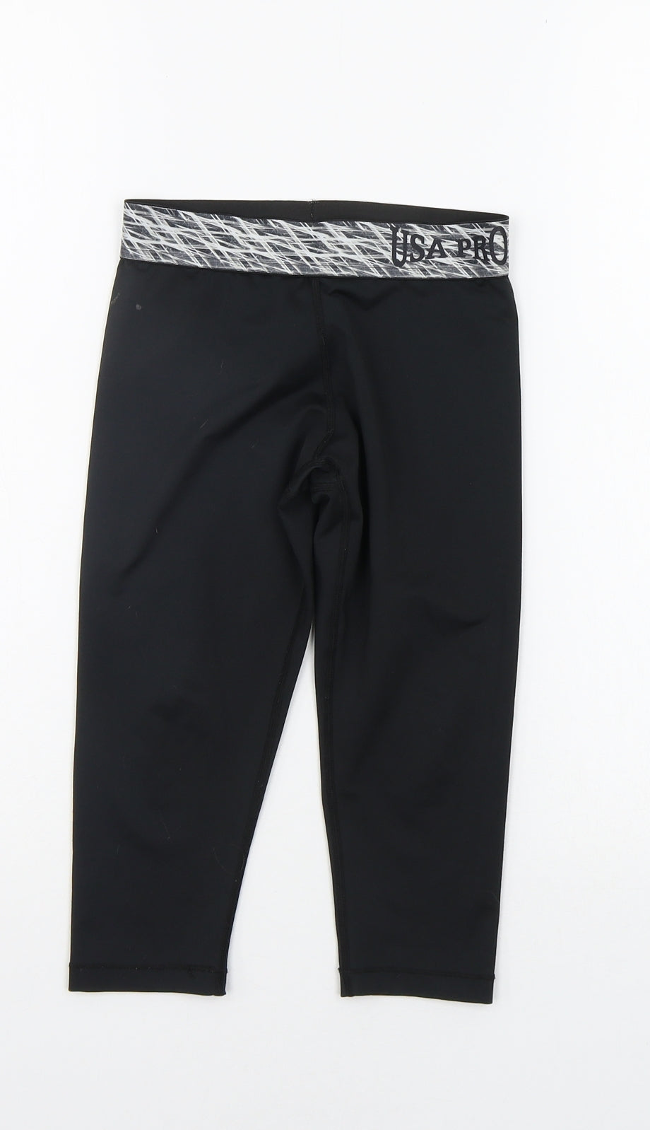 USA Pro Girls Black   Jegging Trousers Size 7-8 Years