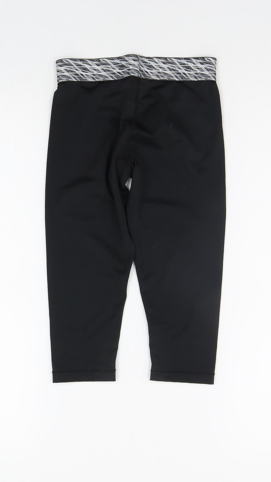 USA Pro Girls Black   Jegging Trousers Size 7-8 Years