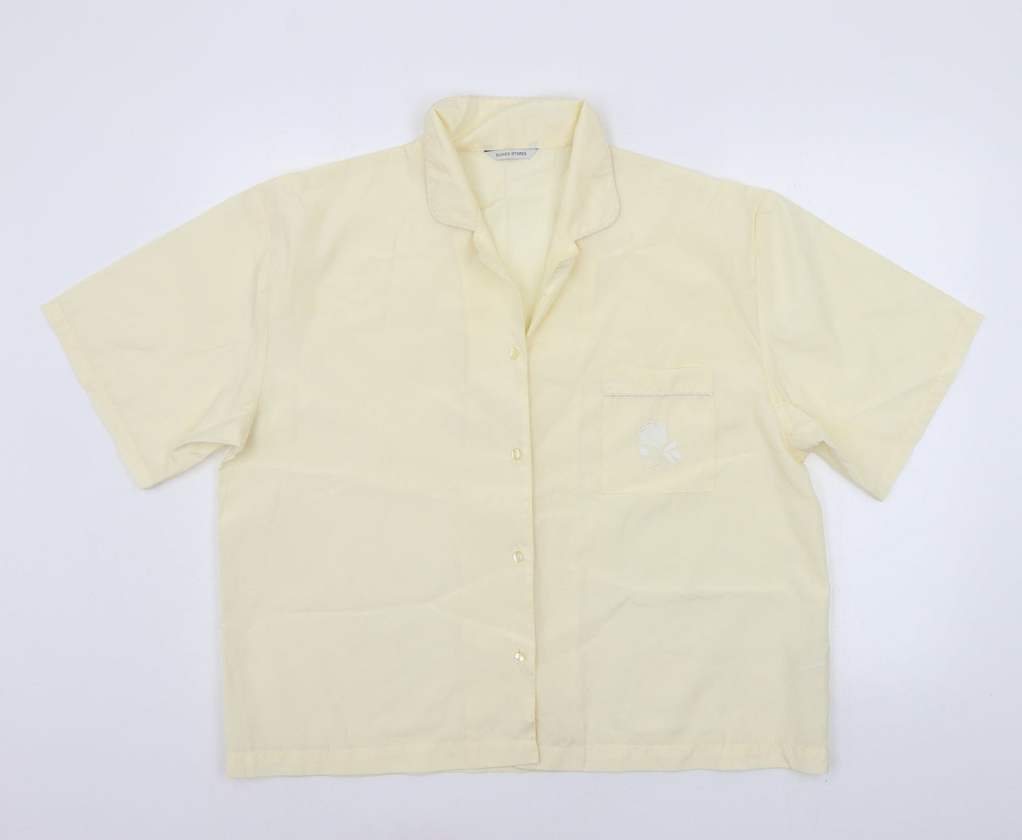 St Bernard  Womens Yellow   Basic Button-Up Size 18