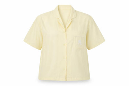 St Bernard Womens Yellow   Basic Button-Up Size 18