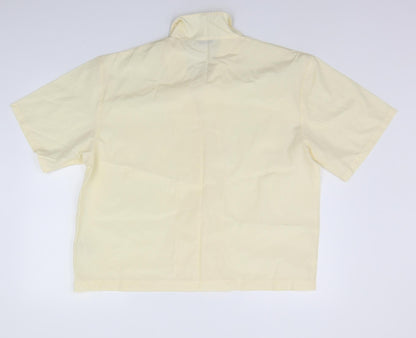 St Bernard Womens Yellow   Basic Button-Up Size 18
