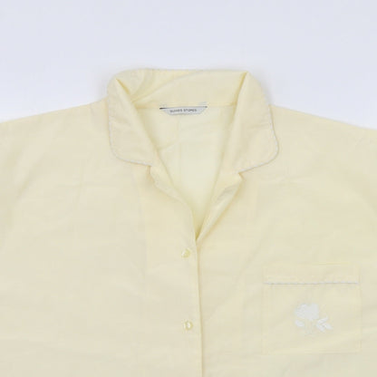 St Bernard Womens Yellow   Basic Button-Up Size 18
