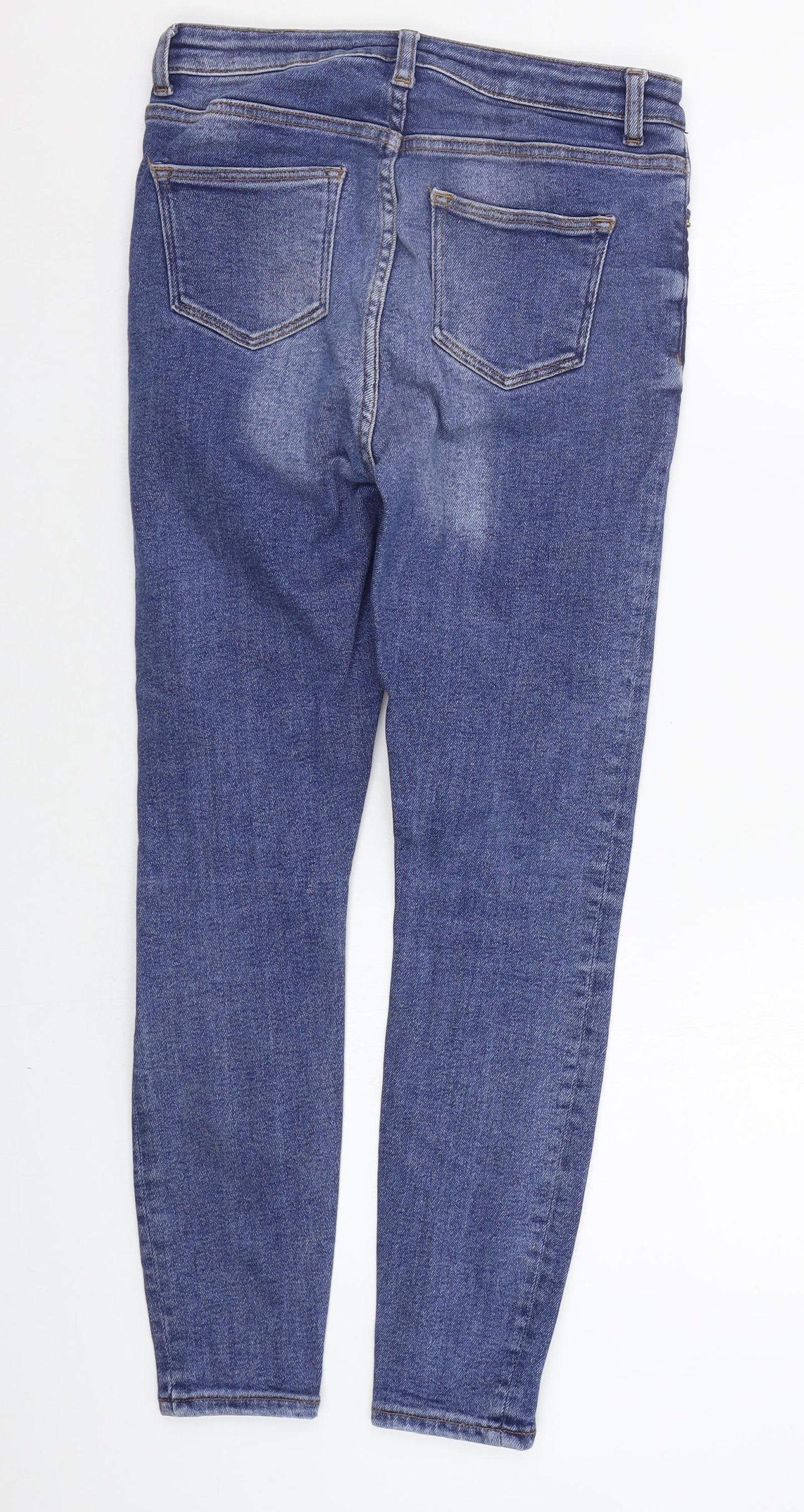 deniem co Womens Blue   Straight Jeans Size 10 L26 in