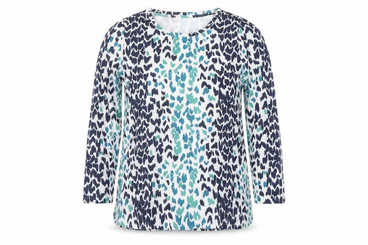 Preworn Womens White Geometric  Pullover Jumper Size 14