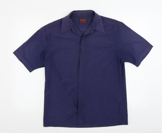 Burton  Mens Blue    Button-Up Size S
