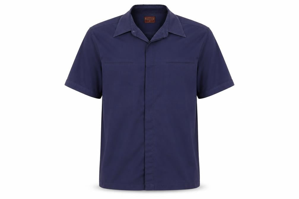 Burton  Mens Blue    Button-Up Size S