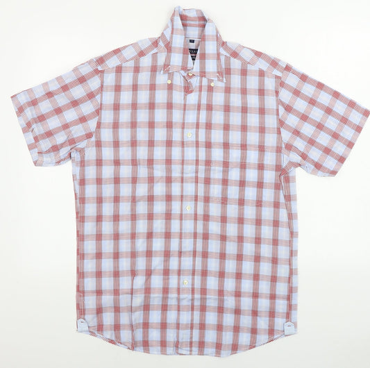 MCNEAL  Mens Blue Check   Button-Up Size S