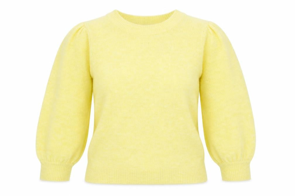 Papaya Womens Yellow   Pullover Jumper Size S