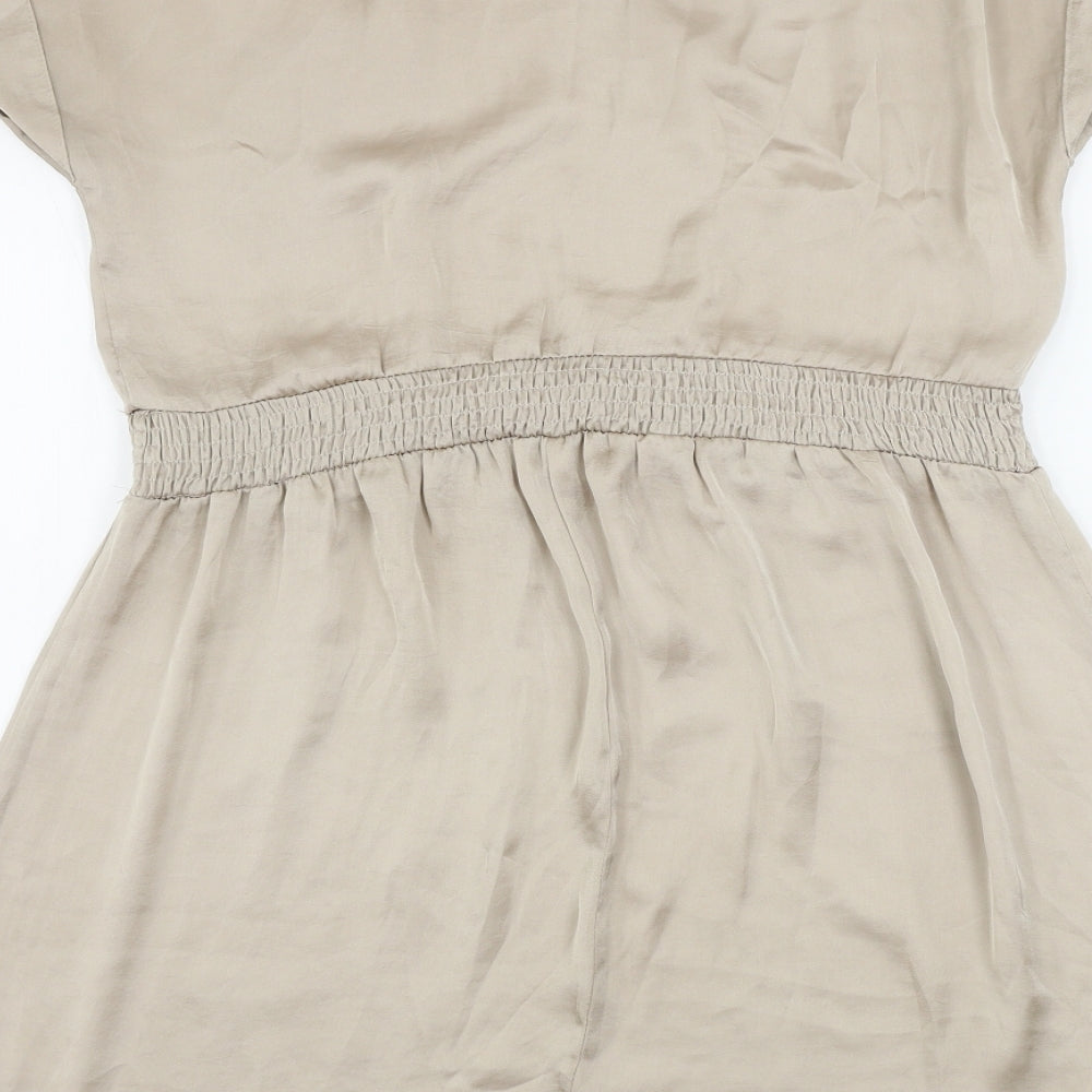 Dorothy Perkins  Womens Beige   Basic Blouse Size 10