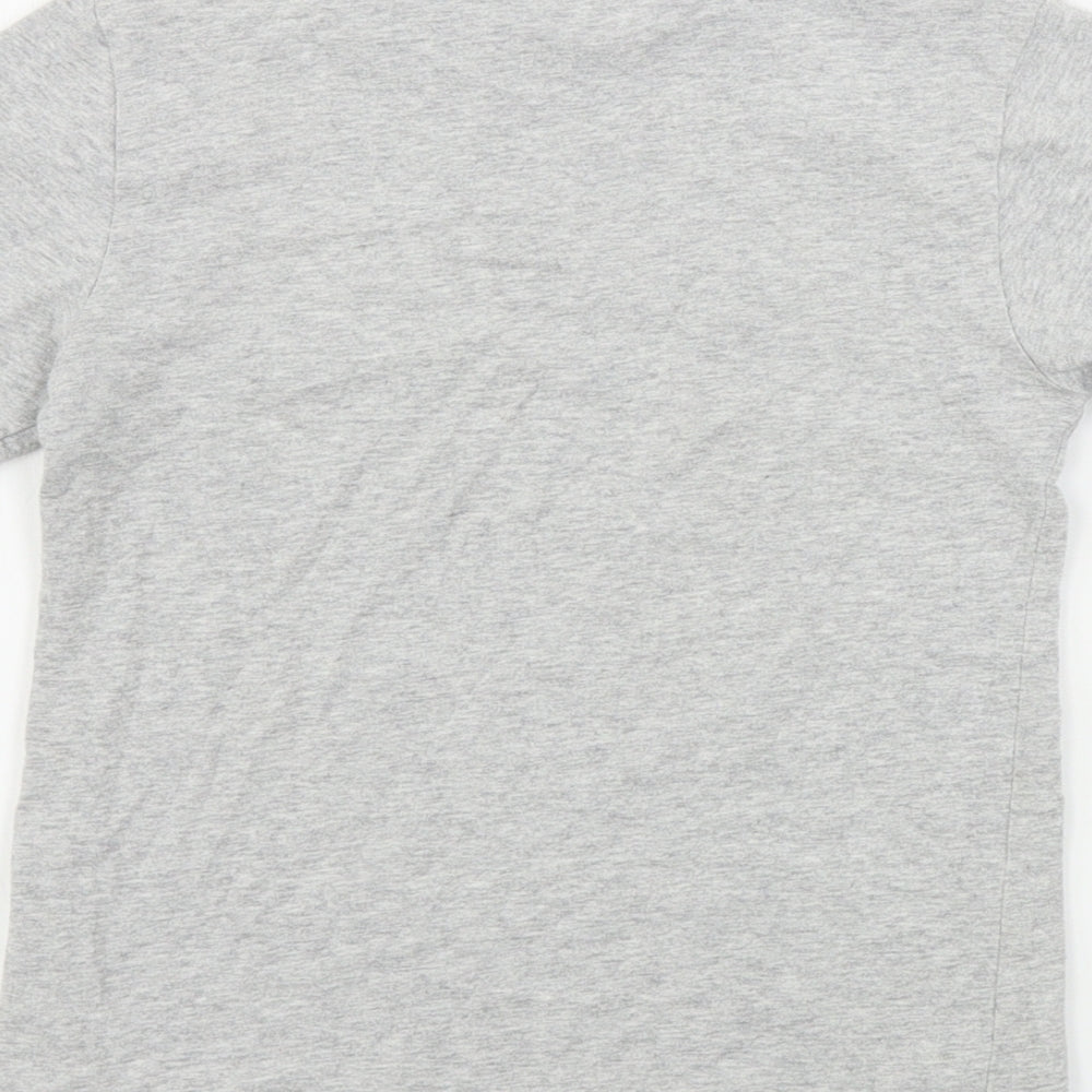 NEXT Boys Grey   Basic T-Shirt Size 6 Years  - sequin detail