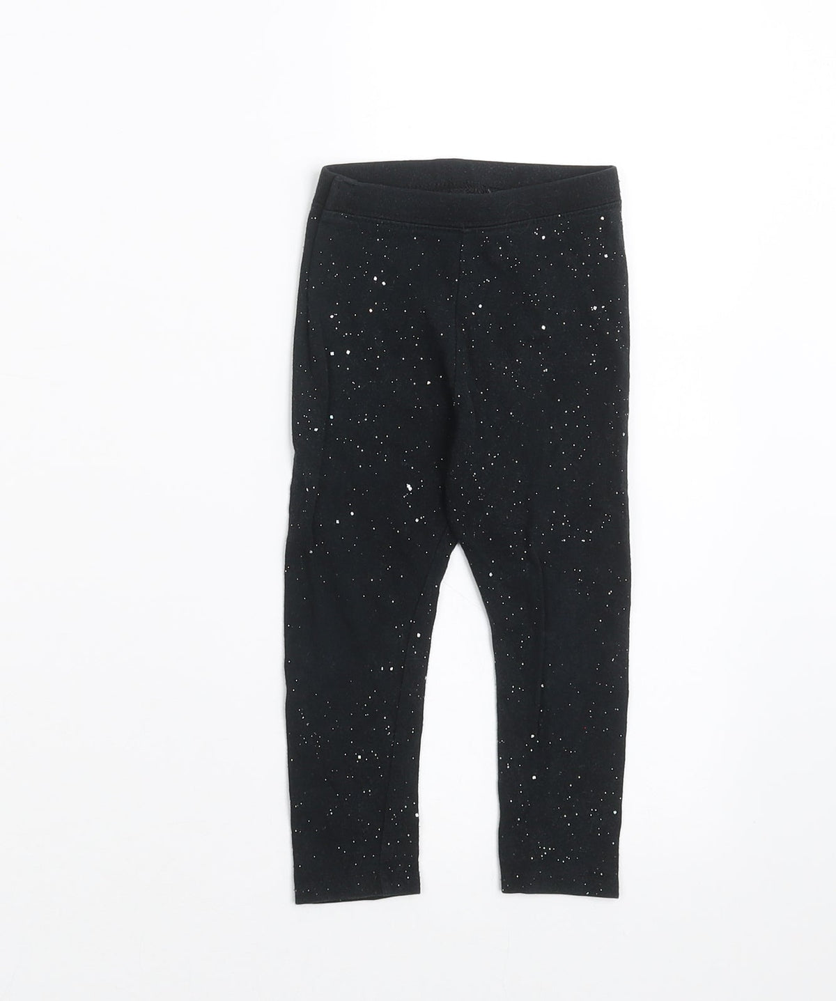Cat & Jack Girls Black    Trousers Size 2 Years - glittery leggings
