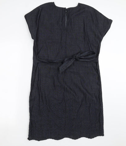 Next Womens Blue  Denim Shift  Size 8