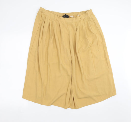 VOLONTE Womens Beige   A-Line Skirt Size 18