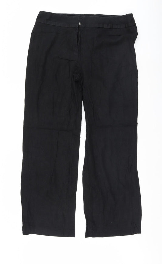 Marks and Spencer Womens Black   Sweatpants Trousers Size 14 L30 in