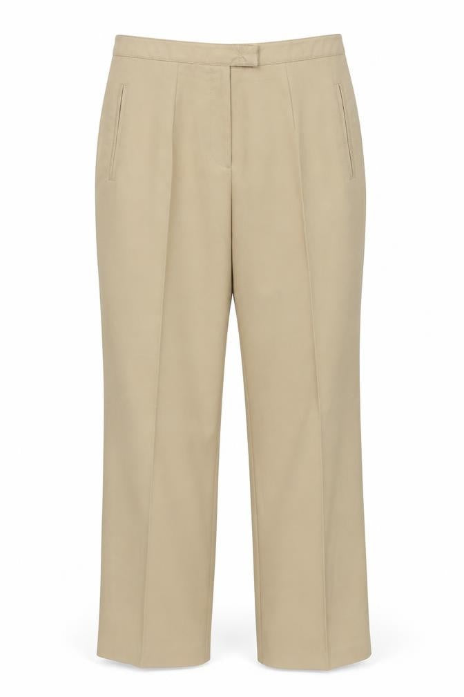 Canvas Womens Beige   Trousers  Size 14 L28 in