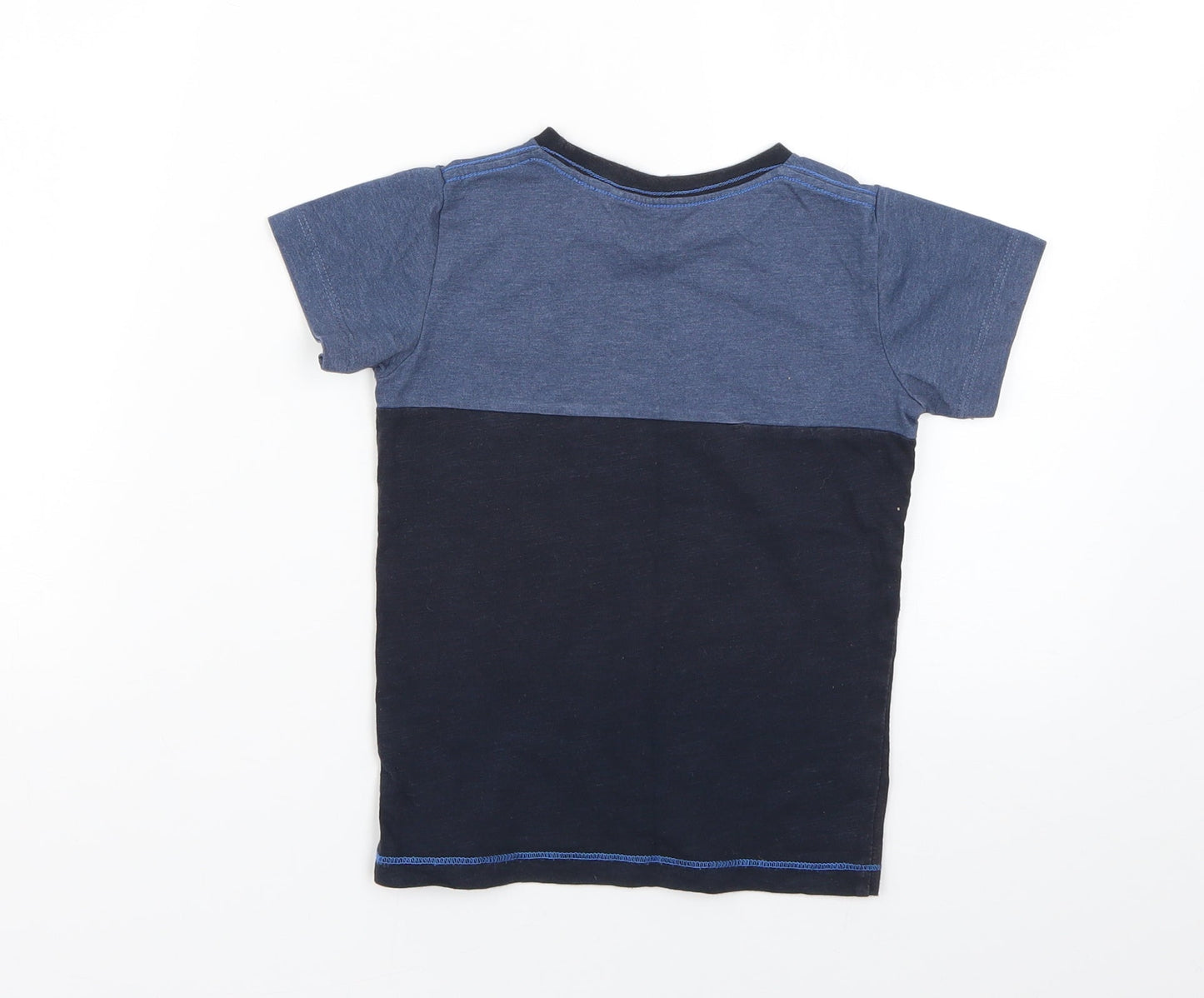 NEXT Boys Blue Geometric  Basic T-Shirt Size 2 Years