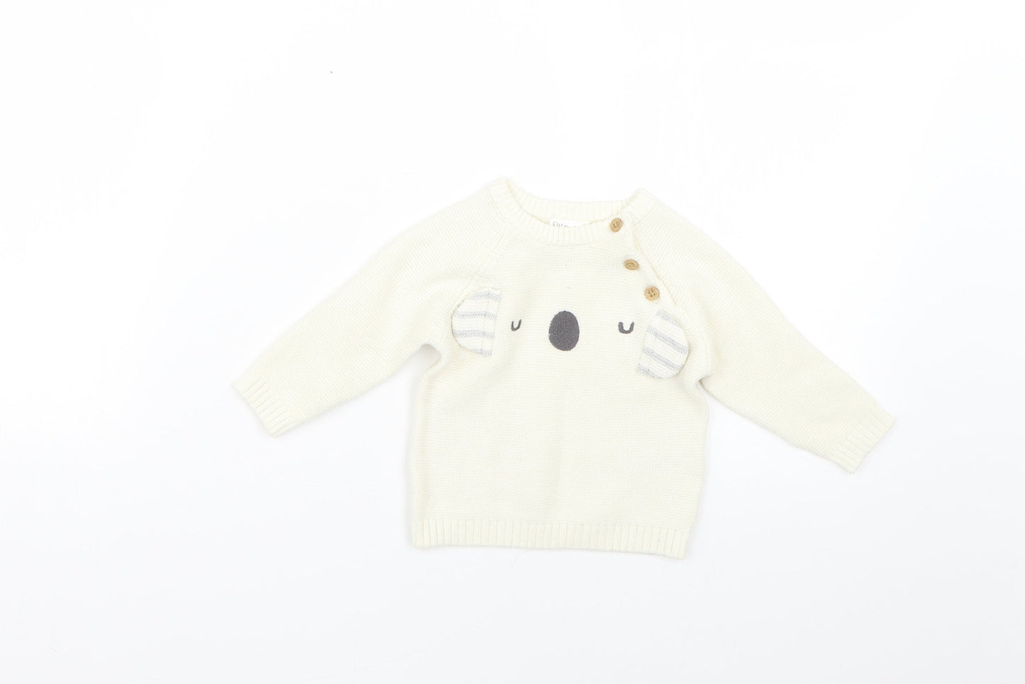 F&F Baby Red Batik  Pullover Jumper Size 0-3 Months