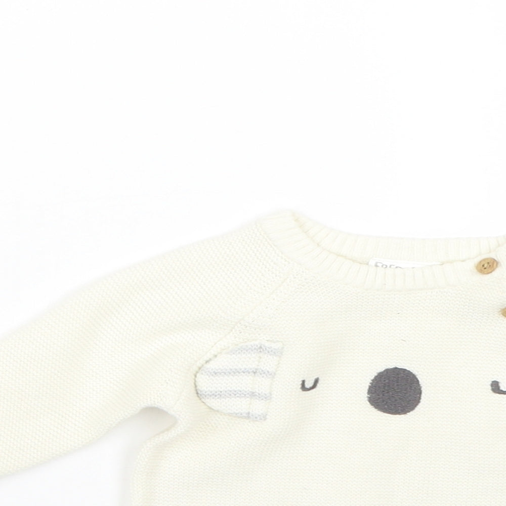 F&F Baby Red Batik  Pullover Jumper Size 0-3 Months