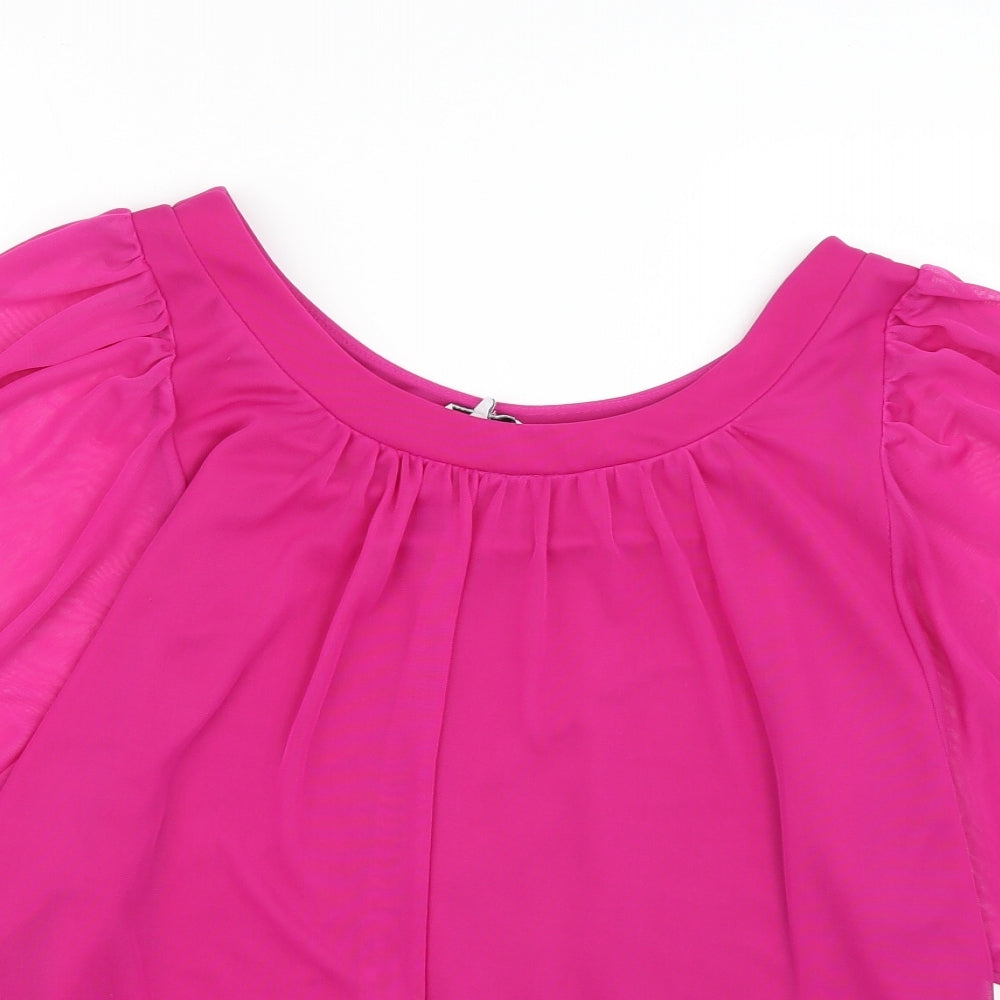 New Look Womens Purple   Basic Blouse Size 12