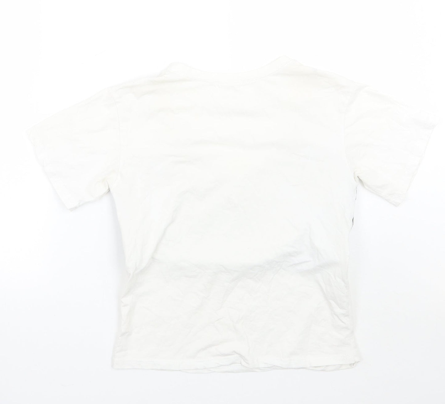 Dear is only Womens White   Basic T-Shirt Size S