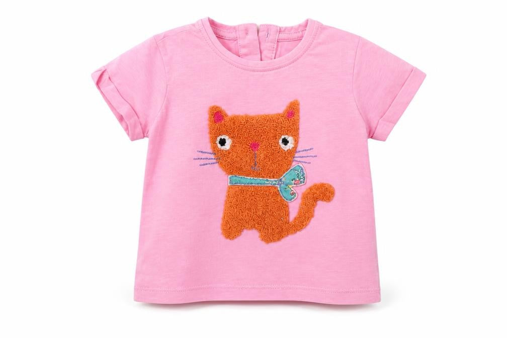 NEXT Girls Pink   Basic T-Shirt Size 6-9 Months