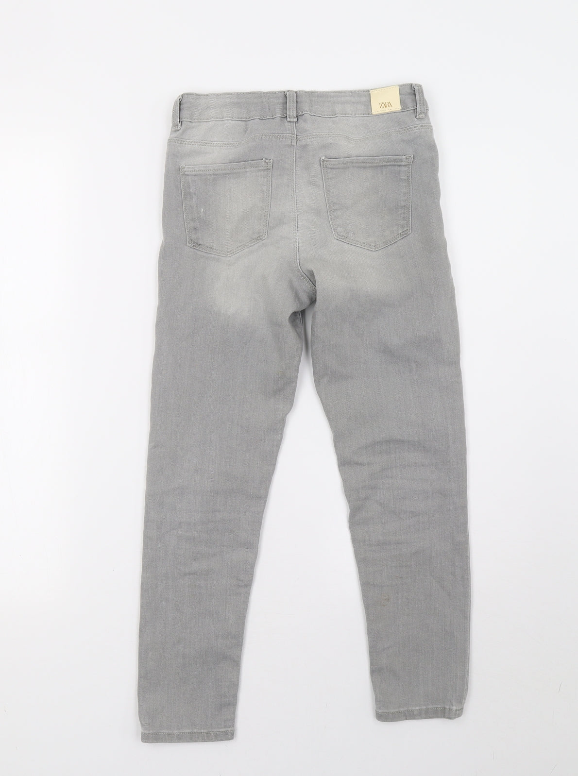 Zara Girls Grey  Denim Skinny Jeans Size 9 Months