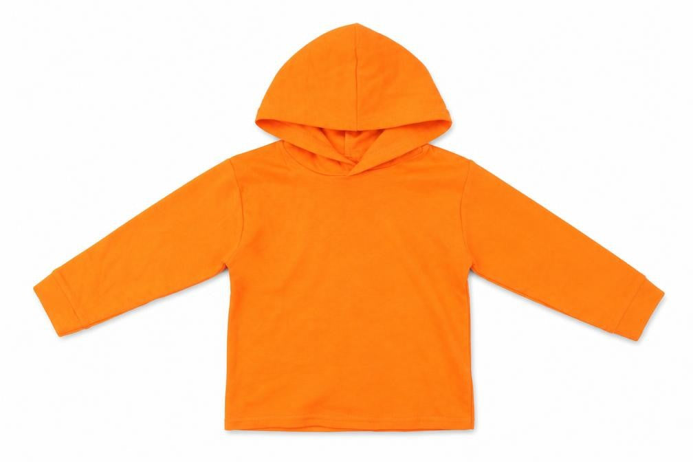 Preworn Boys Orange   Pullover Hoodie Size 2 Years