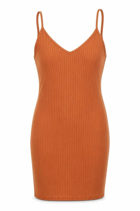 PRETTYLITTLETHING Womens Brown   Bodycon  Size 12