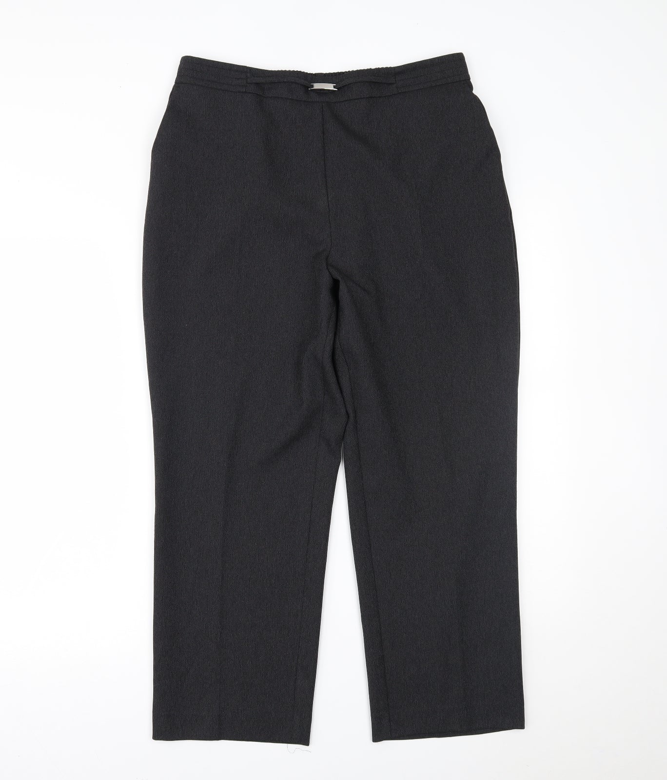 Profile  Womens Black   Trousers  Size 14 L25 in