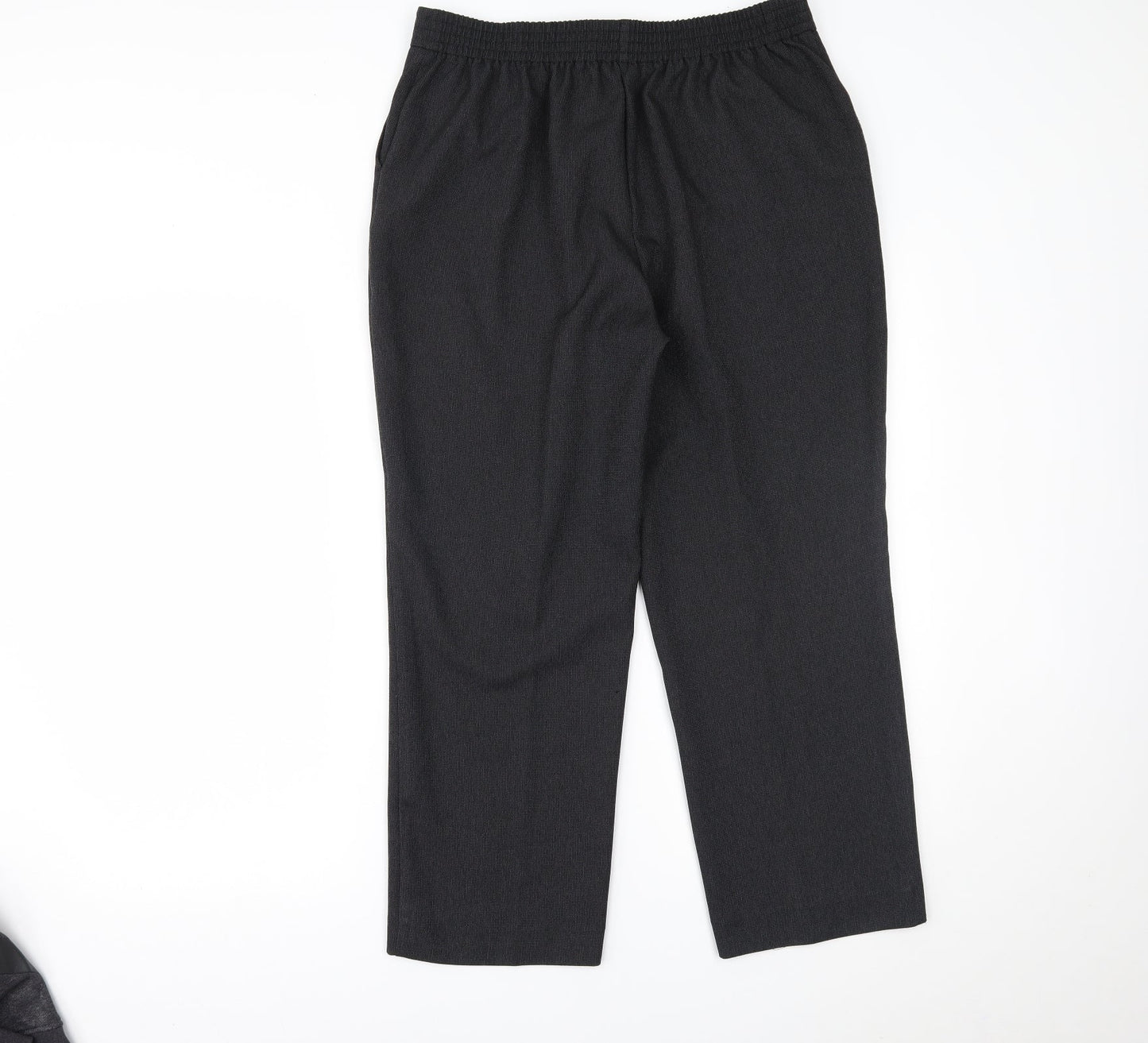 Profile  Womens Black   Trousers  Size 14 L25 in