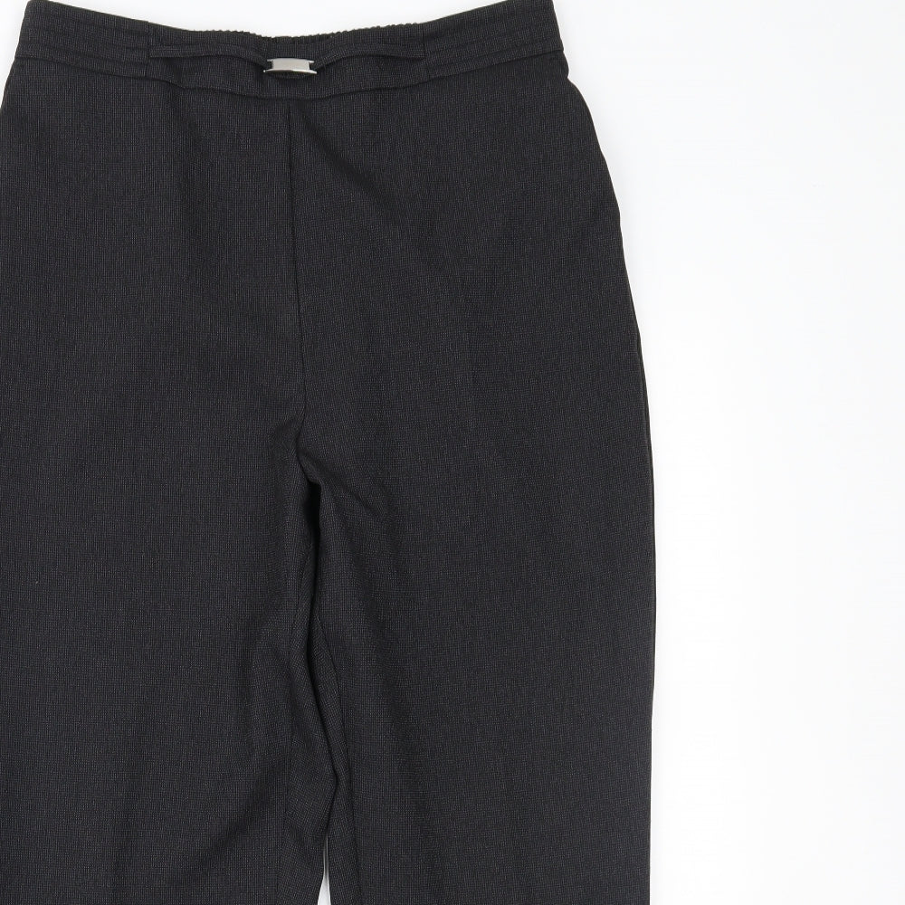 Profile  Womens Black   Trousers  Size 14 L25 in