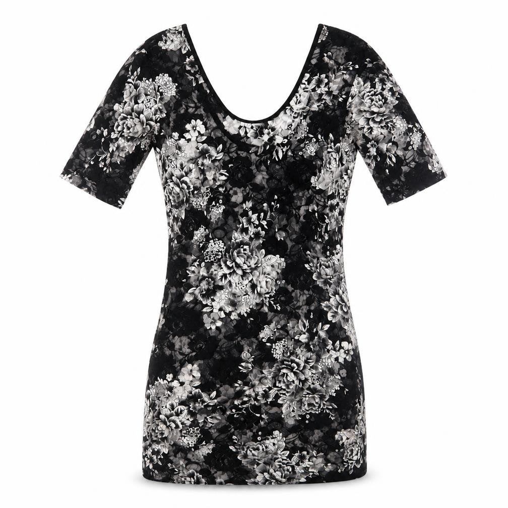Primark Womens Grey Floral  Mini  Size 8