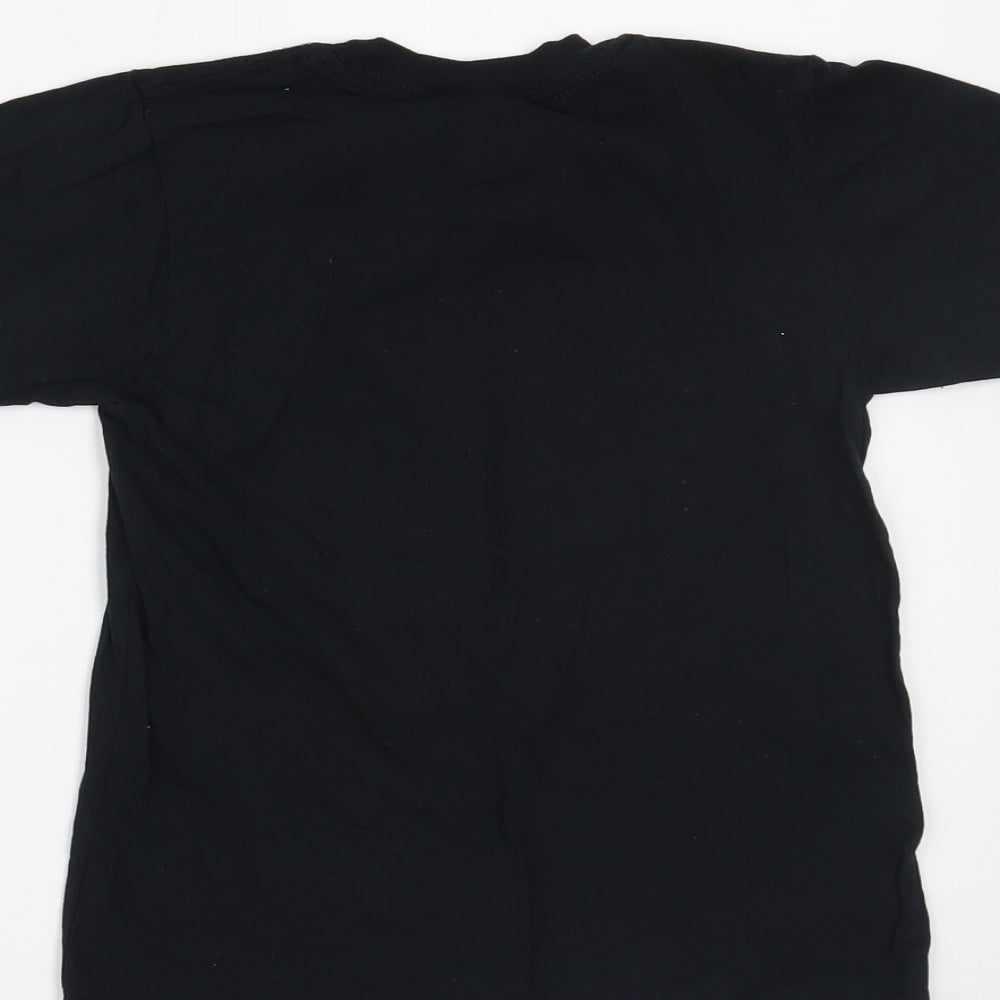 Gildan Boys Black   Pullover T-Shirt Size S