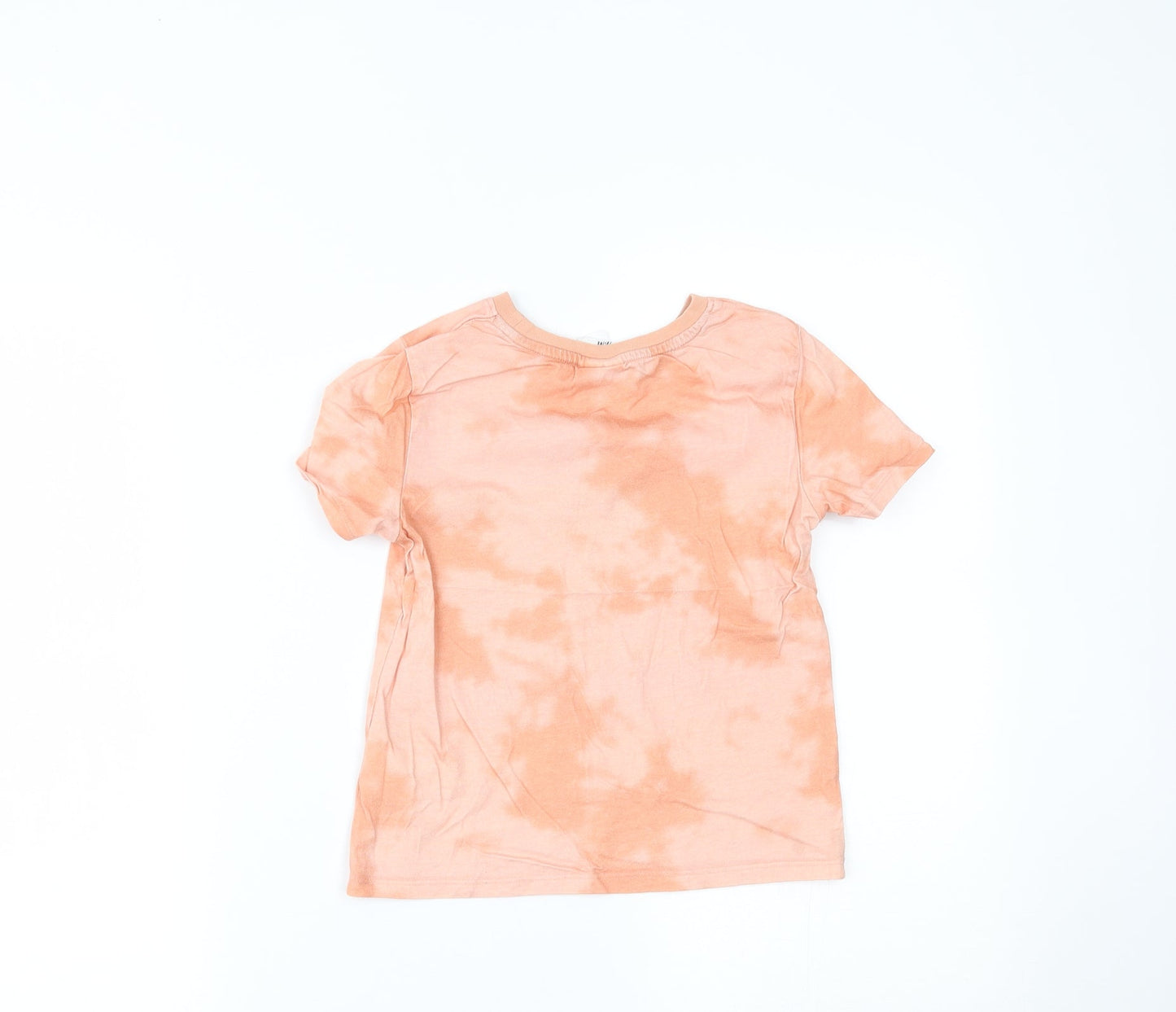 H&M Girls Orange   Basic T-Shirt Size 5-6 Years