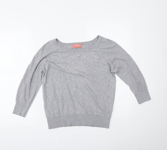 NEXT Womens Grey   Basic Blouse Size 10