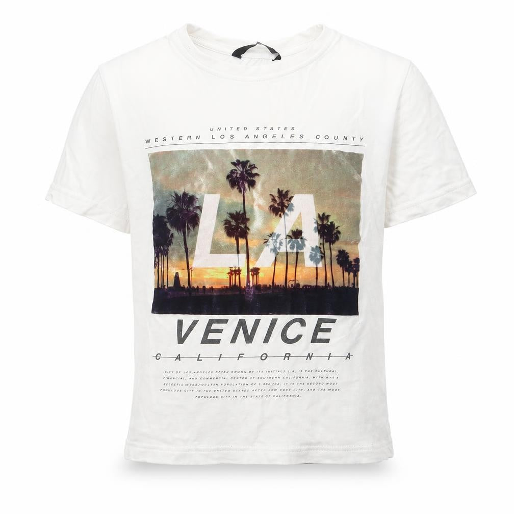 George Boys White   Basic T-Shirt Size 7-8 Years