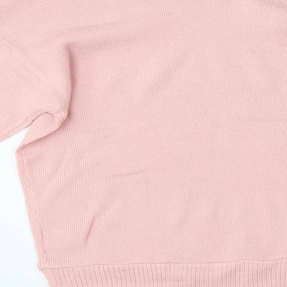 Nasty Gal Womens Pink   Pullover Jumper Size 12