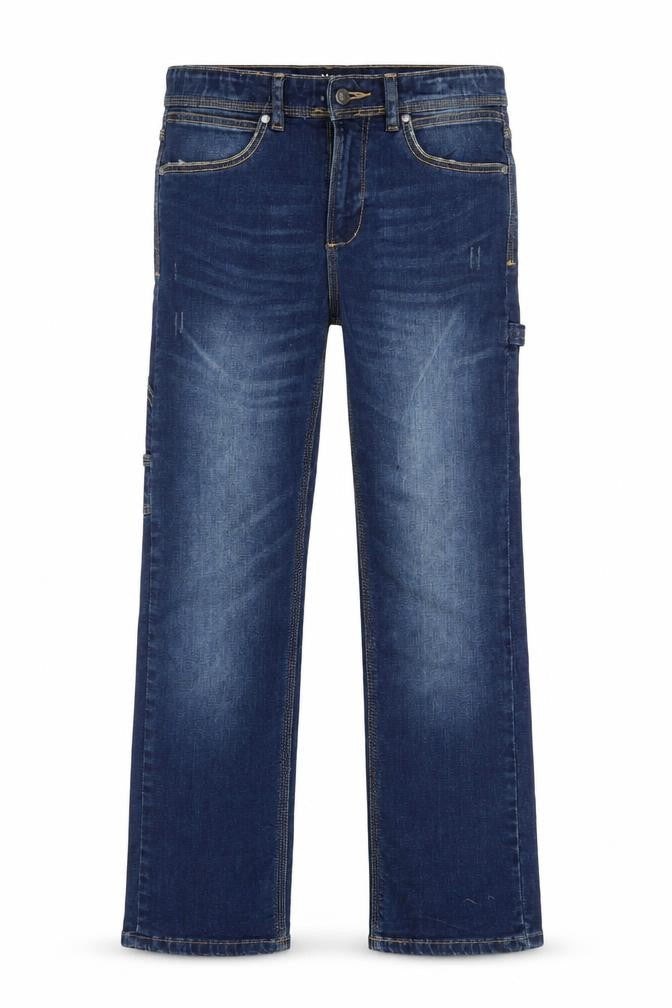 V by Very Girls Blue   Straight Jeans Size 12 Years - DISTRESSED