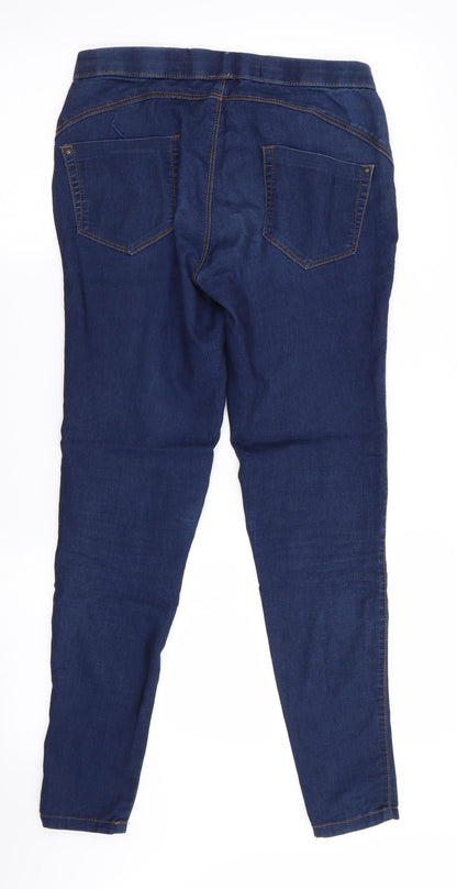 Back view of Denim Co girls’ blue jegging jeans, size 6, years