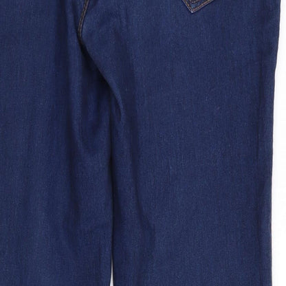 Brand and care label for Denim Co girls’ blue jegging jeans, size 6, years