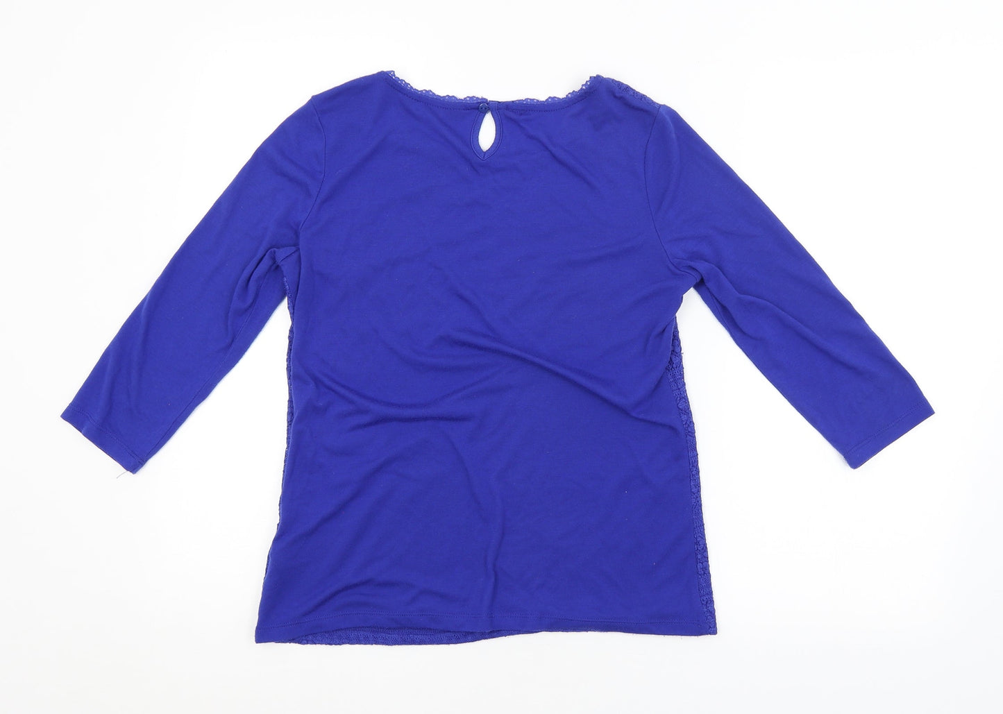 Dorothy Perkins Womens Blue Argyle/Diamond  Basic Blouse Size 12