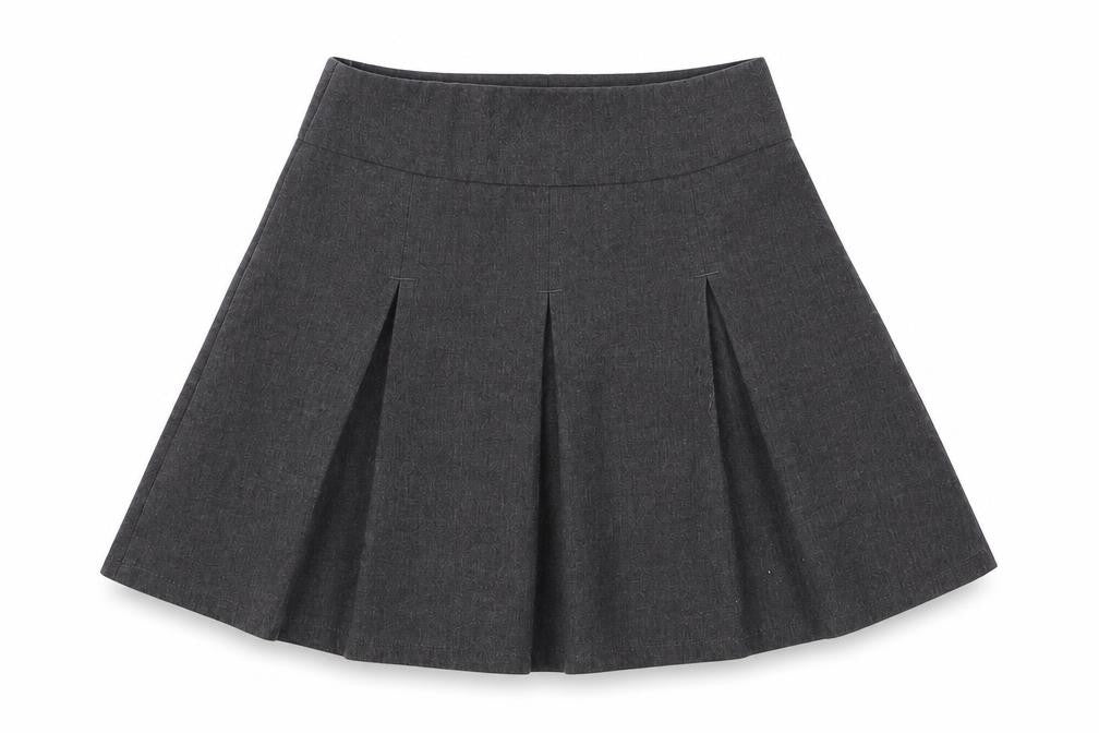 TU Girls Grey   A-Line Skirt Size 5 Years - SCHOOL WEAR