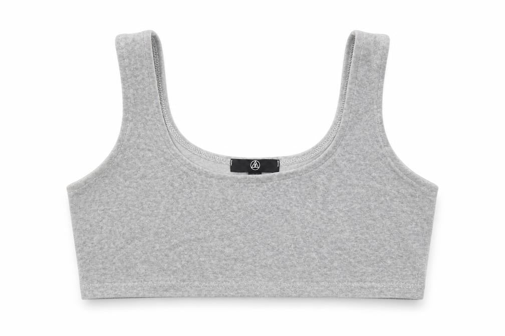 Missguided Womens Grey   Cropped Tank Size 10