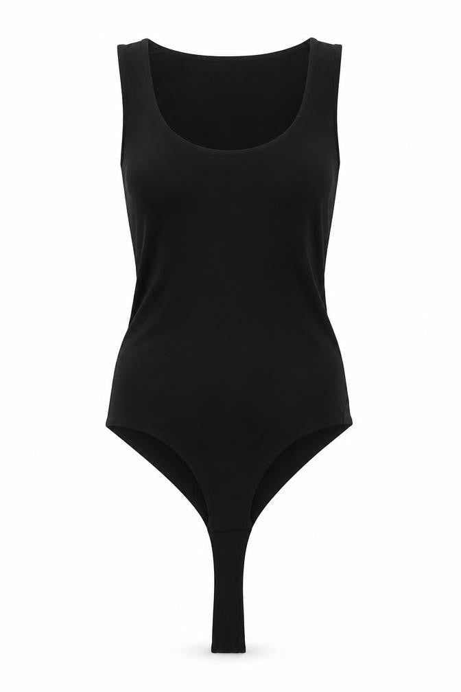 PRETTYLITTLETHING Womens Black   Unitard One-Piece Size 8