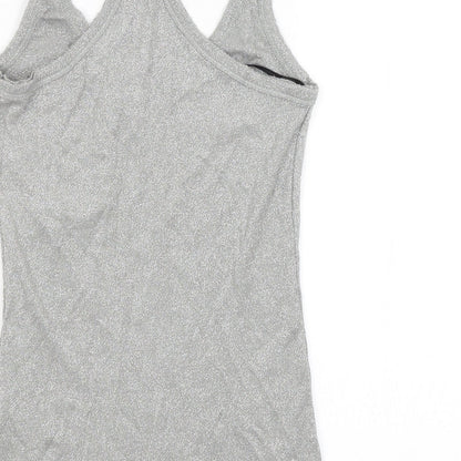 Warehouse Womens Silver   Basic Tank Size 10