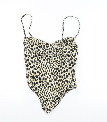 Motel Rocks Womens Multicoloured Animal Print  Unitard One-Piece Size S