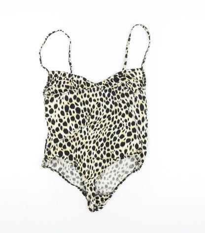 Motel Rocks Womens Multicoloured Animal Print  Unitard One-Piece Size S
