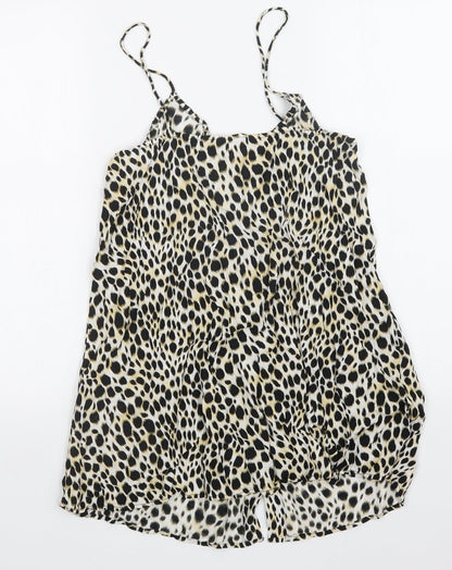 Motel Rocks Womens Multicoloured Animal Print  Basic Tank Size S