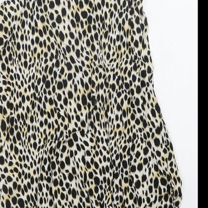 Motel Rocks Womens Multicoloured Animal Print  Basic Tank Size S