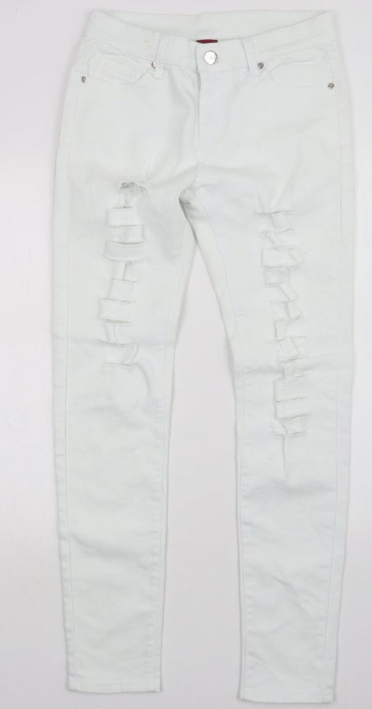 T&Y Womens White   Skinny Jeans Size 30 in L30 in